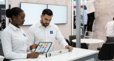 Briefing de stand via WhatsApp - T.M  Montadora de Stands