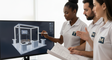 Projeto 3D de stand - T.M  Montadora de Stands